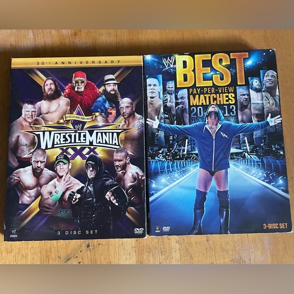 WWE DVD Collection-Wrestlemania 30 and Best of matches of 2013 GUC - Picture 1 of 1